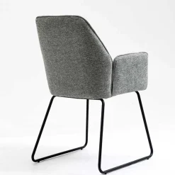 Wohnen Wohnzimmerstühle*Armlehnenstühle mit Bügelgestell - Ykan (2er Set)