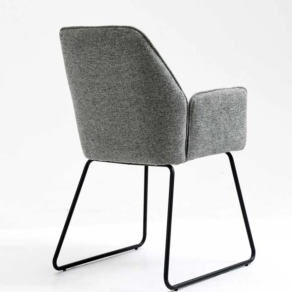 Wohnen Wohnzimmerstühle*Armlehnenstühle mit Bügelgestell - Ykan (2er Set)