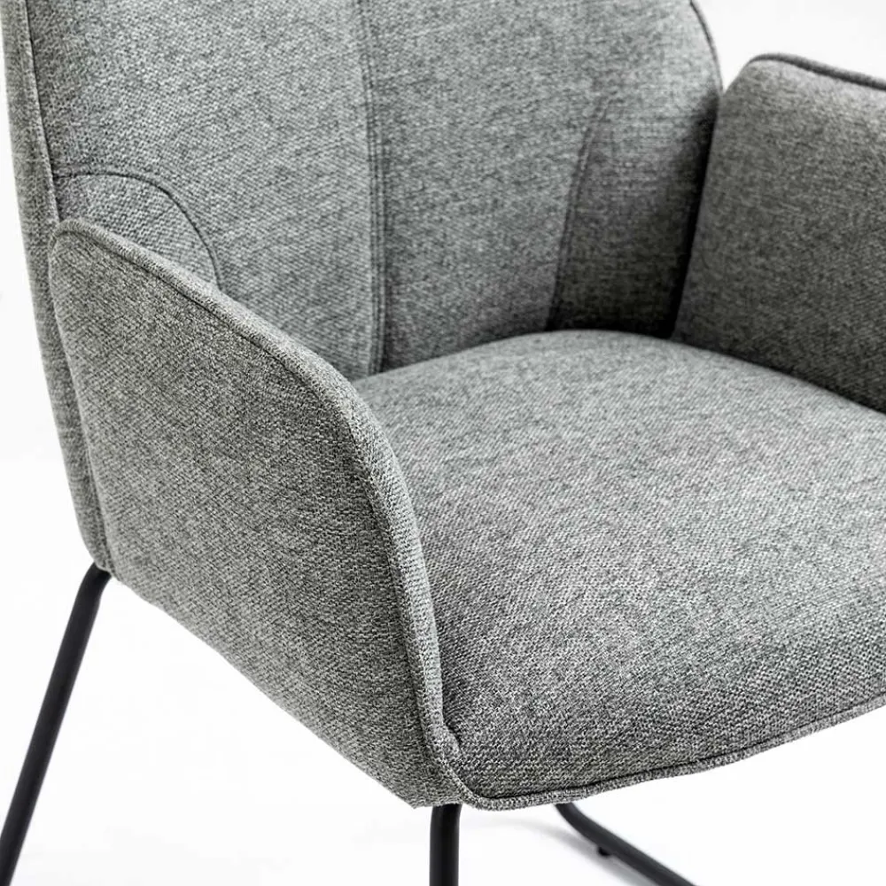 Wohnen Wohnzimmerstühle*Armlehnenstühle mit Bügelgestell - Ykan (2er Set)