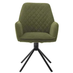 Wohnen Armlehnenstuhl aus Chenillegewebe - Gomata (2er Set)