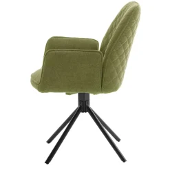 Wohnen Armlehnenstuhl aus Chenillegewebe - Gomata (2er Set)