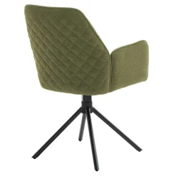 Wohnen Armlehnenstuhl aus Chenillegewebe - Gomata (2er Set)