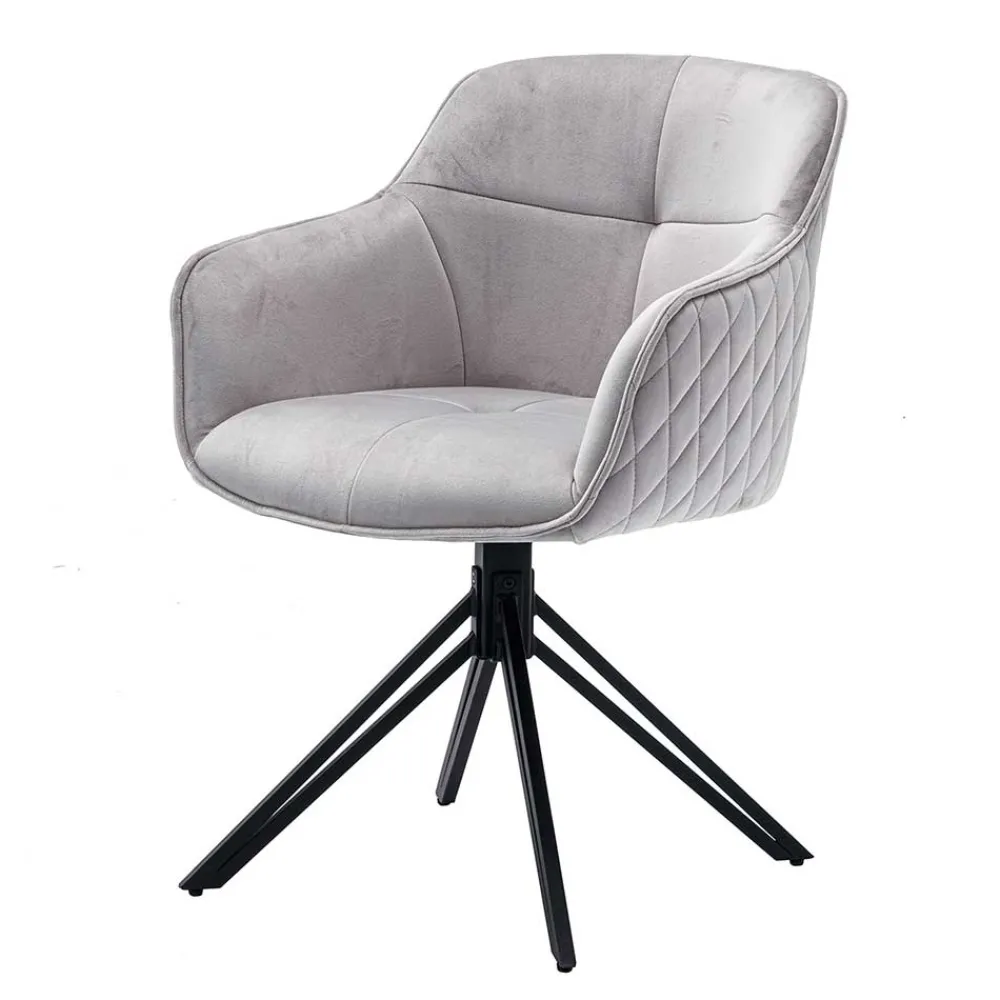 Wohnen Schwarze Möbel|Graue Möbel*Armlehnenstuhl drehbar für Esstisch - Onesting