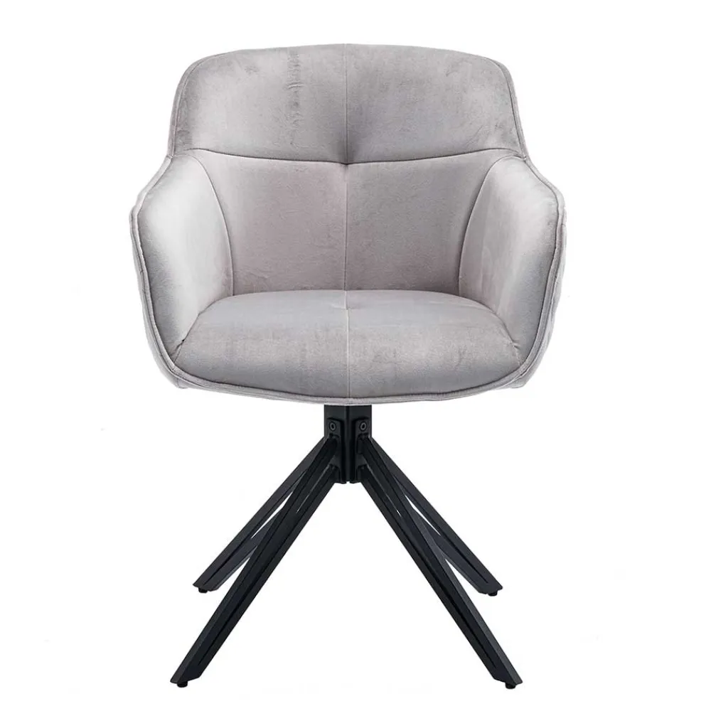 Wohnen Schwarze Möbel|Graue Möbel*Armlehnenstuhl drehbar für Esstisch - Onesting