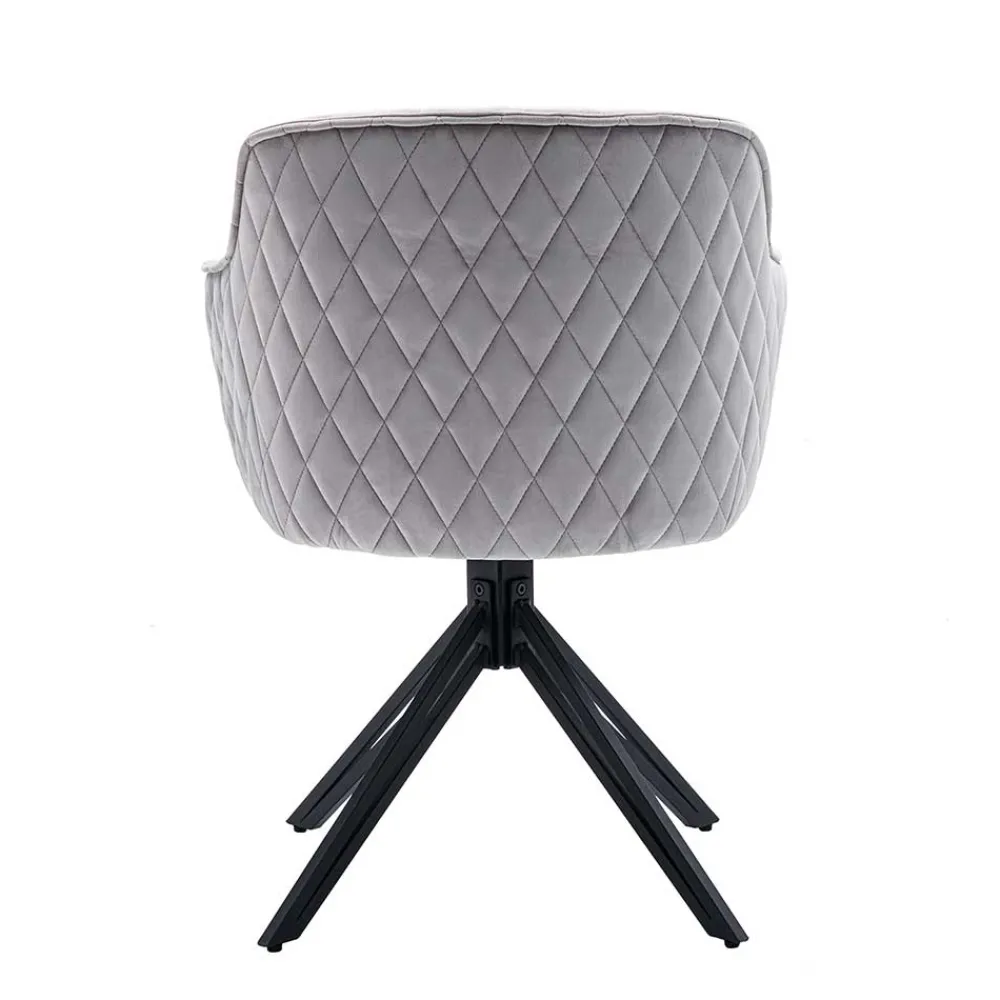 Wohnen Schwarze Möbel|Graue Möbel*Armlehnenstuhl drehbar für Esstisch - Onesting