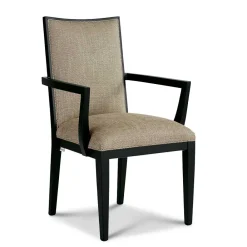 Wohnen Armlehnenstuhl in Beige und Schwarz - Cadona