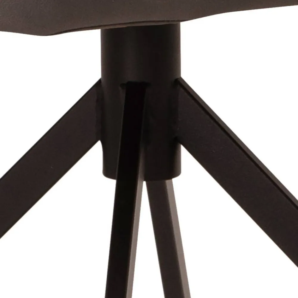 Wohnen Schwarze Möbel|Braune Möbel*Armlehnenstuhl in Dunkelbraun - Tadahiro