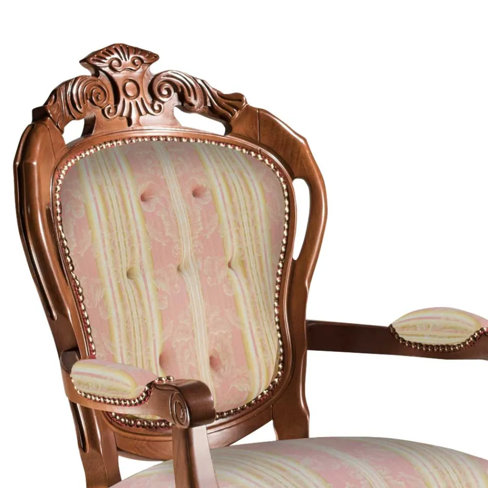 Wohnen Küchenstühle|Italienische Möbel*Armlehnenstuhl in italienischem Design - Jendric