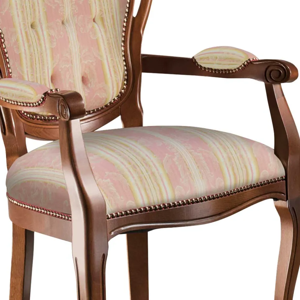 Wohnen Küchenstühle|Italienische Möbel*Armlehnenstuhl in italienischem Design - Jendric