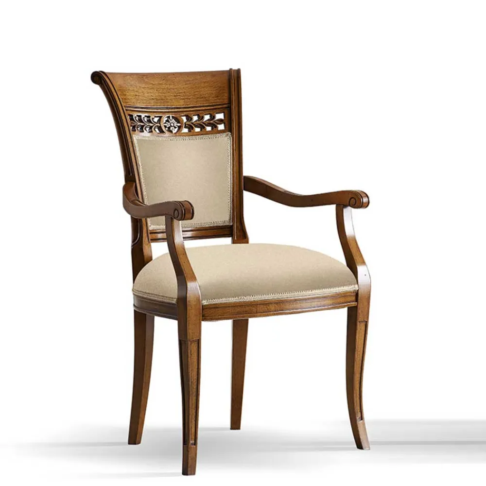 Wohnen Italienische Möbel|Wohnzimmerstühle*Armlehnenstuhl in italienischem Design - Lactatas