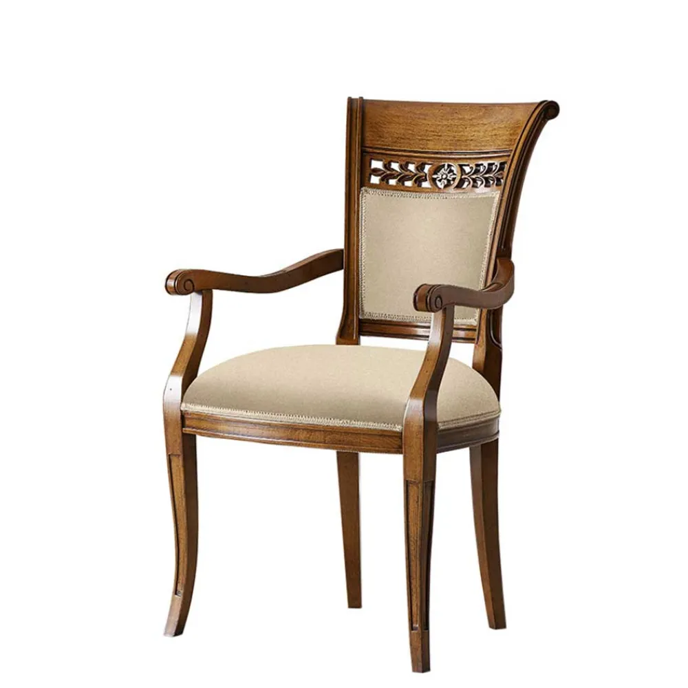 Wohnen Italienische Möbel|Wohnzimmerstühle*Armlehnenstuhl in italienischem Design - Lactatas