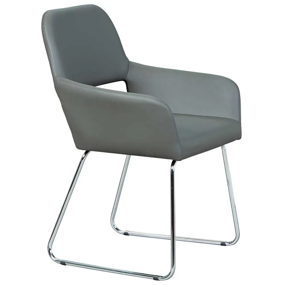 Wohnen Armlehnenstuhl mit Bügelgestell - Vindo (2er Set)