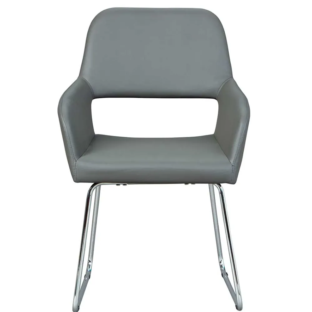 Wohnen Armlehnenstuhl mit Bügelgestell - Vindo (2er Set)