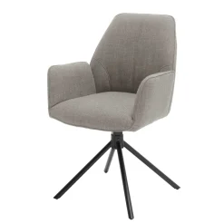 Wohnen Wohnzimmerstühle*Armlehnenstuhl mit Drehgestell - Leak (2er Set)