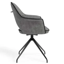 Wohnen Armlehnenstuhl um 180 Grad drehbar - Watenora (2er Set)