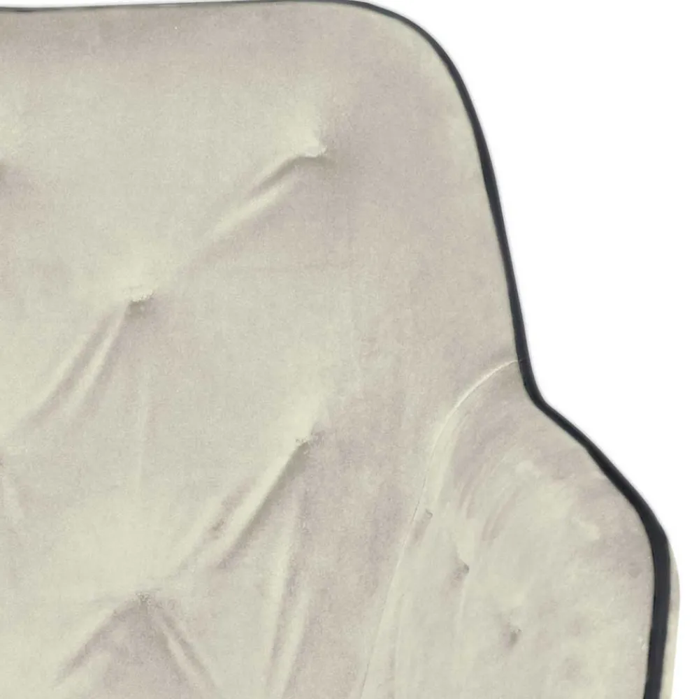 Wohnen Wohnzimmerstühle*Armlehner Polsterstuhl in Creme Samt - Pape