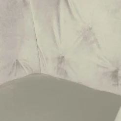 Wohnen Wohnzimmerstühle*Armlehner Polsterstuhl in Creme Samt - Pape