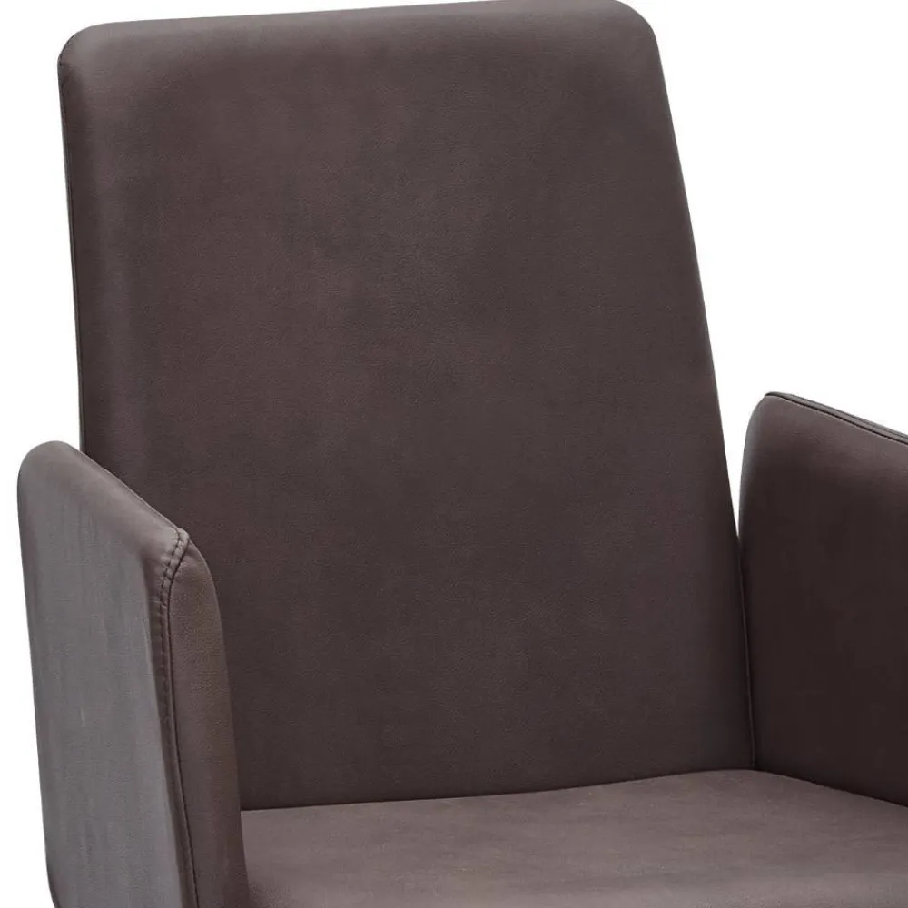 Wohnen Küchenstühle|Esszimmerstühle*Armlehnstuhl in Dunkelbraun und Wildeiche - Willy