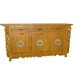 Wohnen Asia Style Sideboard in Ocker Gelb - Nelu