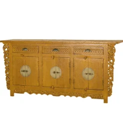 Wohnen Asia Style Sideboard in Ocker Gelb - Nelu