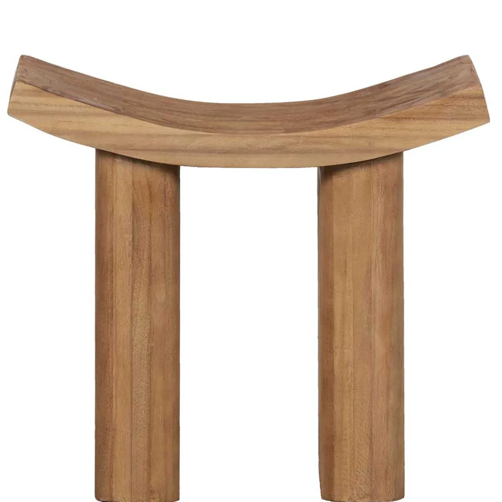 Wohnen Hocker|Asiatische Möbel*Asiatischer Hocker aus Paulownia massiv - Dualko