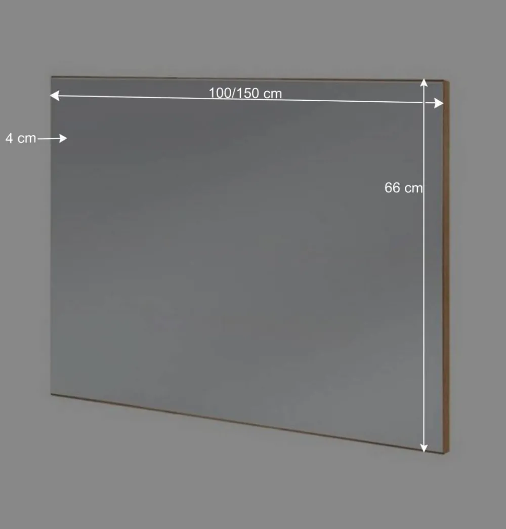 Wohnen Badspiegel*Asteiche Flur Spiegel rechteckig - Sotunes