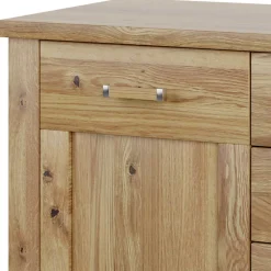 Wohnen Landhausmöbel|Küchenschränke*Asteiche Kommode teilmassiv - Zamron