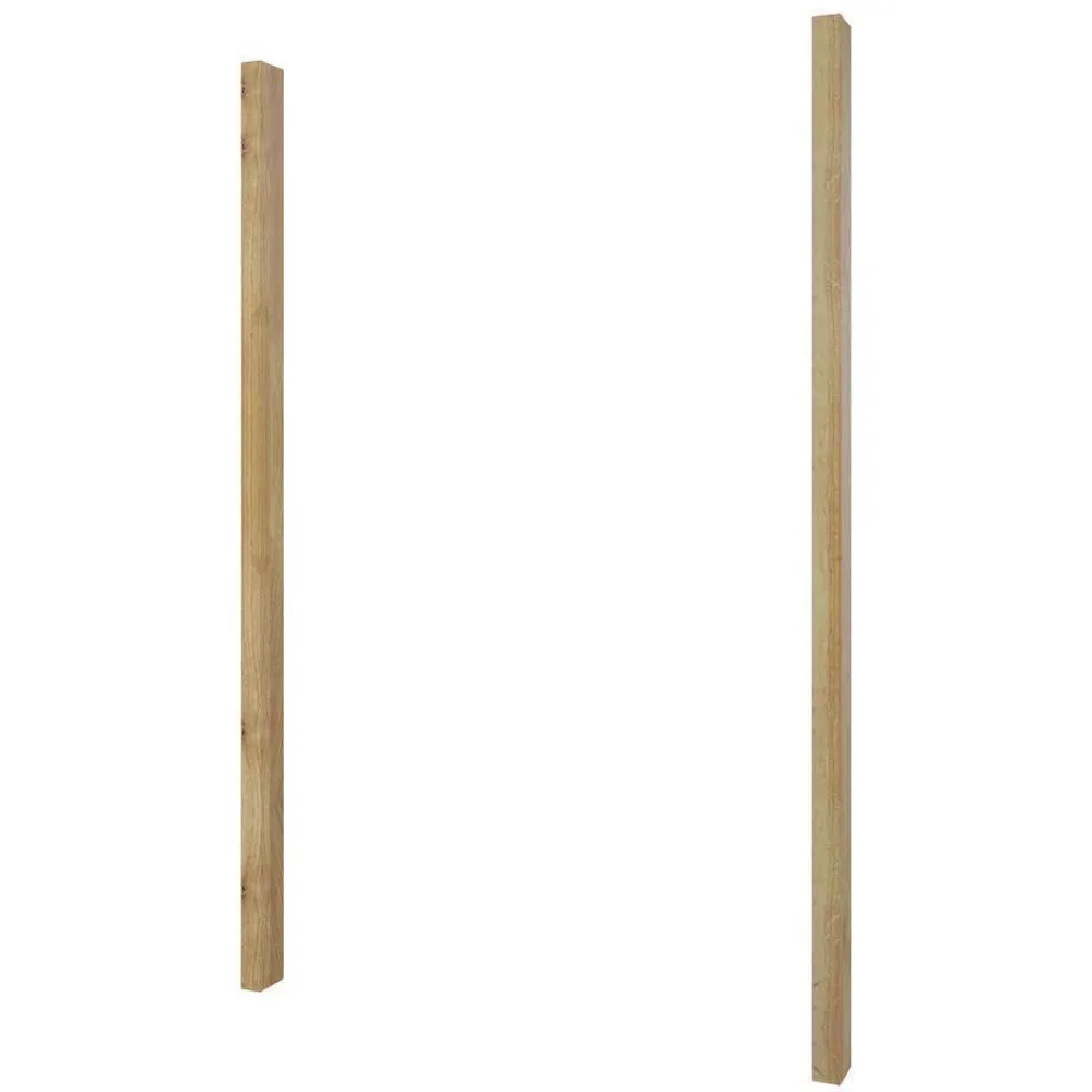 Wohnen Asteiche Schlafzimmerschrank mit Spiegel - 5-türig - Zamron