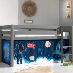 Wohnen Jugendbetten|Kinderbetten*Astronauten Spielbett als Hochbett - Rateta