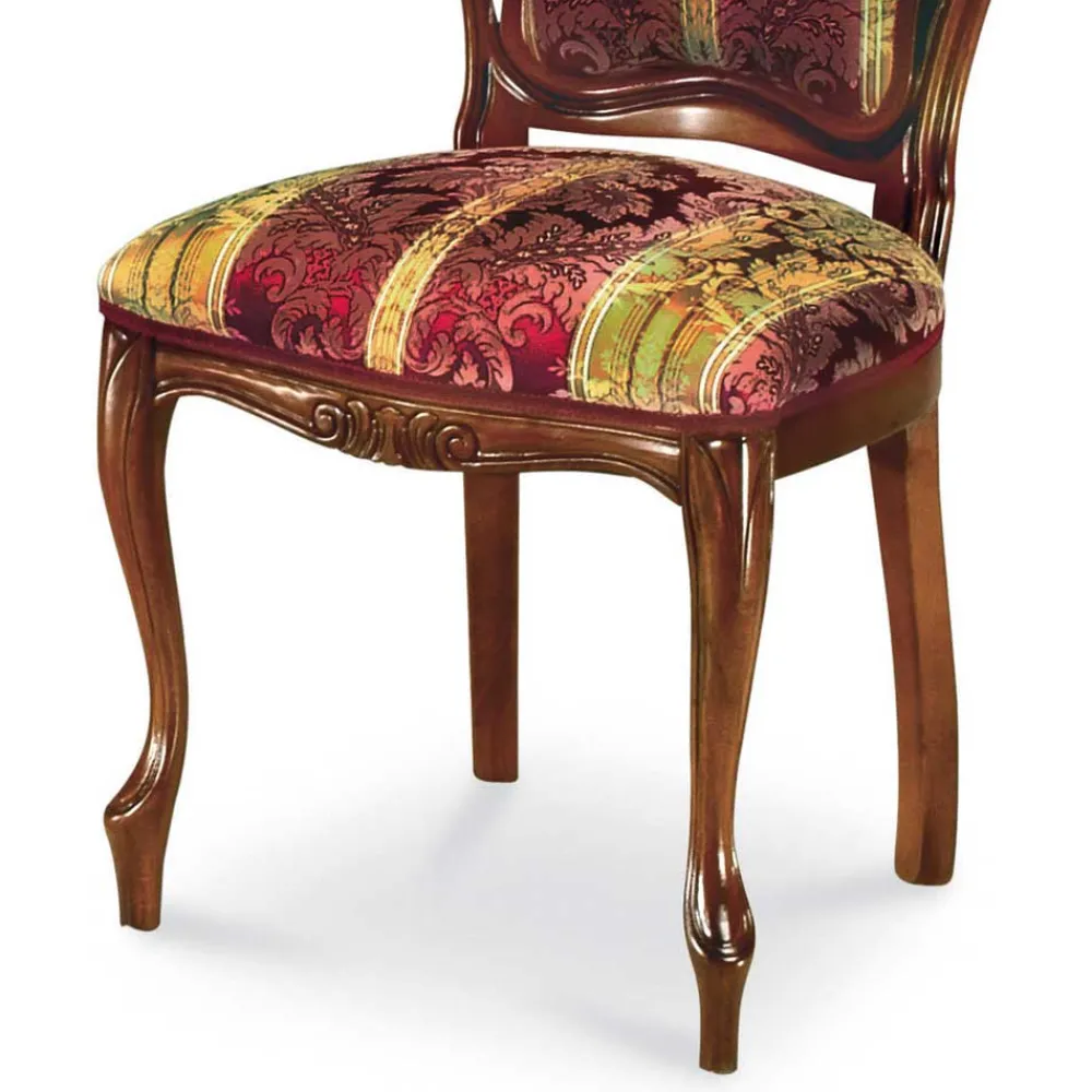 Wohnen Aufwändig gestalteter Esstischstuhl Magari im Barock Stil