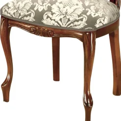 Wohnen Barock Möbel*Aufwändig gestalteter Esszimmerstuhl im Barockstil - Ursanna