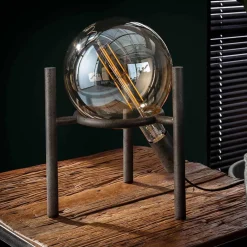 Wohnen Loft Möbel|Industrial Möbel*Ausgefallene Tischlampe 28x34x28 cm - Ginette