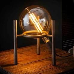 Wohnen Loft Möbel|Industrial Möbel*Ausgefallene Tischlampe 28x34x28 cm - Ginette