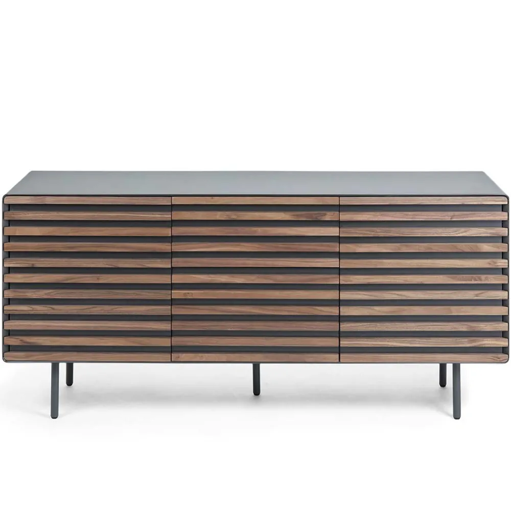 Wohnen Ausgefallenes Sideboard Trupea mit Streifen Front