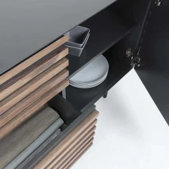 Wohnen Ausgefallenes Sideboard Trupea mit Streifen Front