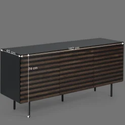 Wohnen Ausgefallenes Sideboard Trupea mit Streifen Front