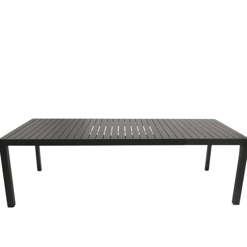 Wohnen Metall-Gartenmöbel*Ausziehbarer Gartentisch in Anthrazit - Taba