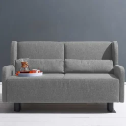 Wohnen Betten|Betten*Ausziehsofa in Grau Stoff - Vergoma