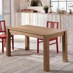 Wohnen Ausziehtisch Fyona mit Eiche hell furniert