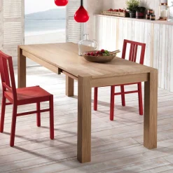 Wohnen Ausziehtisch Fyona mit Eiche hell furniert
