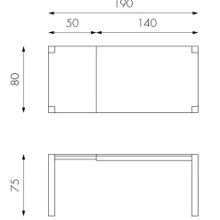 Wohnen Ausziehtisch Fyona mit Eiche hell furniert