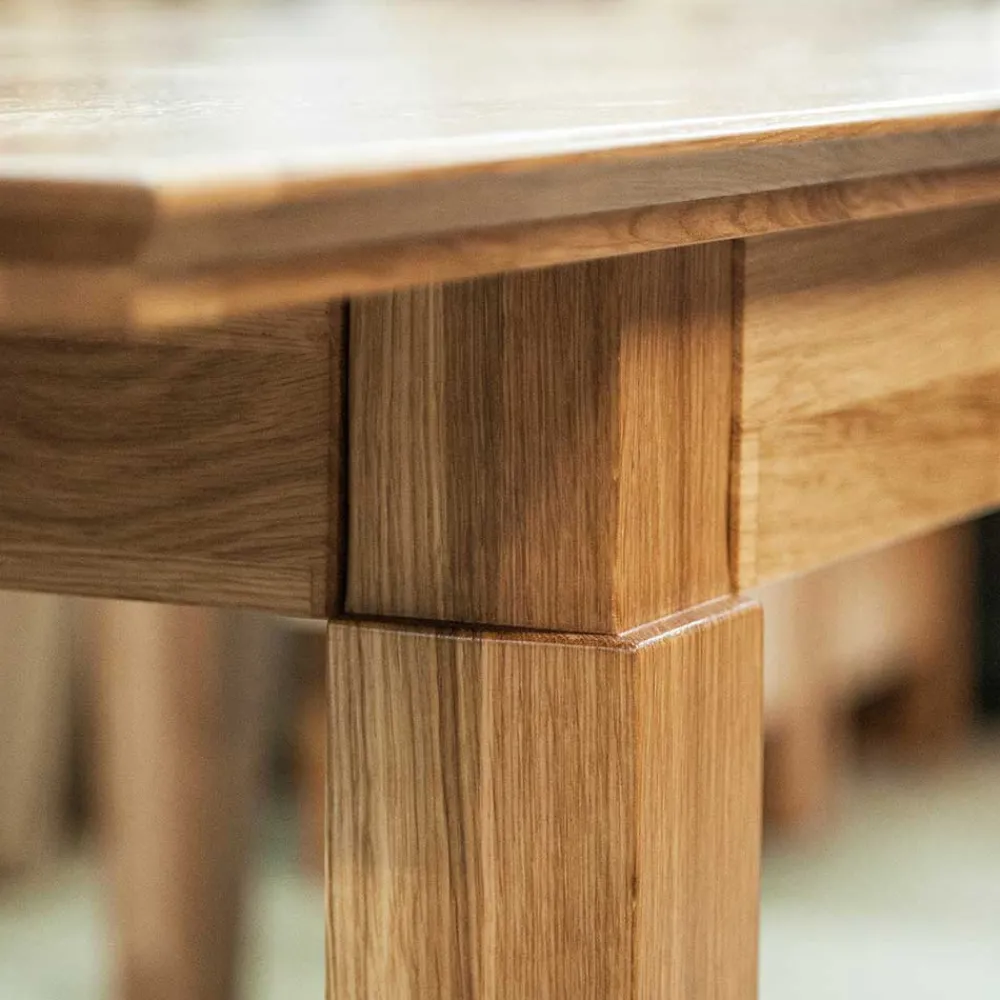 Wohnen Massivholzmöbel|Esszimmertische*Ausziehtisch Masdamos aus Wildeiche massiv