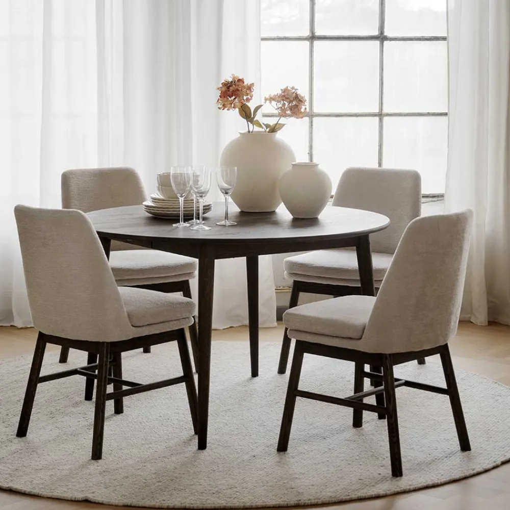 Wohnen Ausziehtisch und Stühle Set - Relencia (fünfteilig)