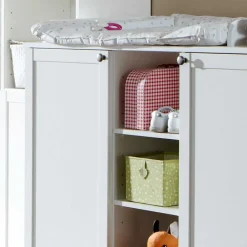 Kinder Wohnen Baby Wickeltisch weiss Masculino 122 cm breit