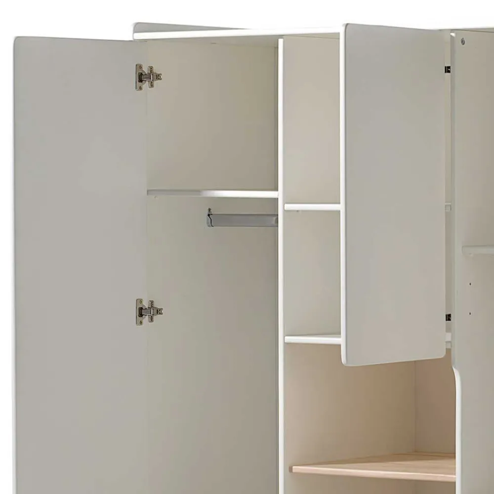 Wohnen Kindermöbel|Babyzimmer Komplett*Babybett & Wickelkommode & Kleiderschrank - Mauricia (dreiteilig)