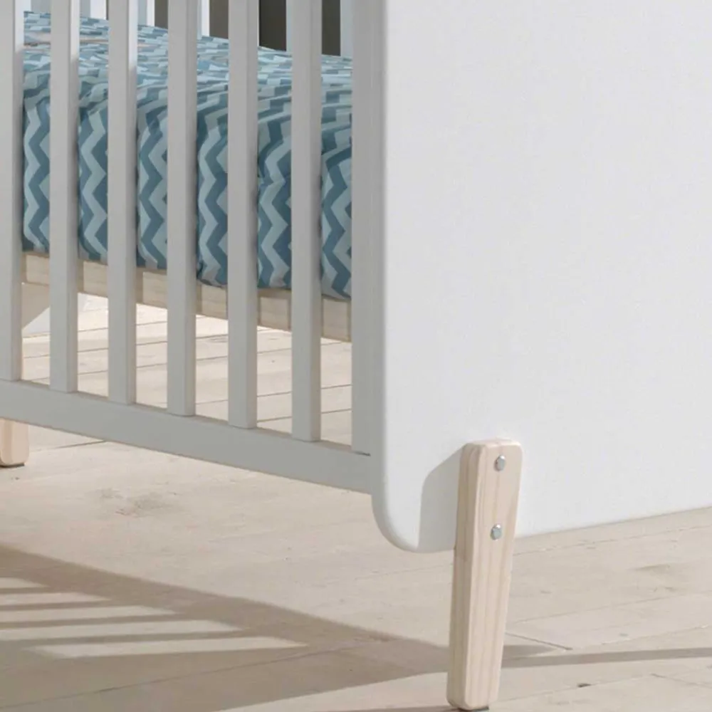 Wohnen Kindermöbel|Babyzimmer Komplett*Babybett & Wickelkommode & Kleiderschrank - Mauricia (dreiteilig)