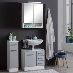 Wohnen Badezimmer Komplett*Bad Ausstattung Möbelset - Girios (dreiteilig)