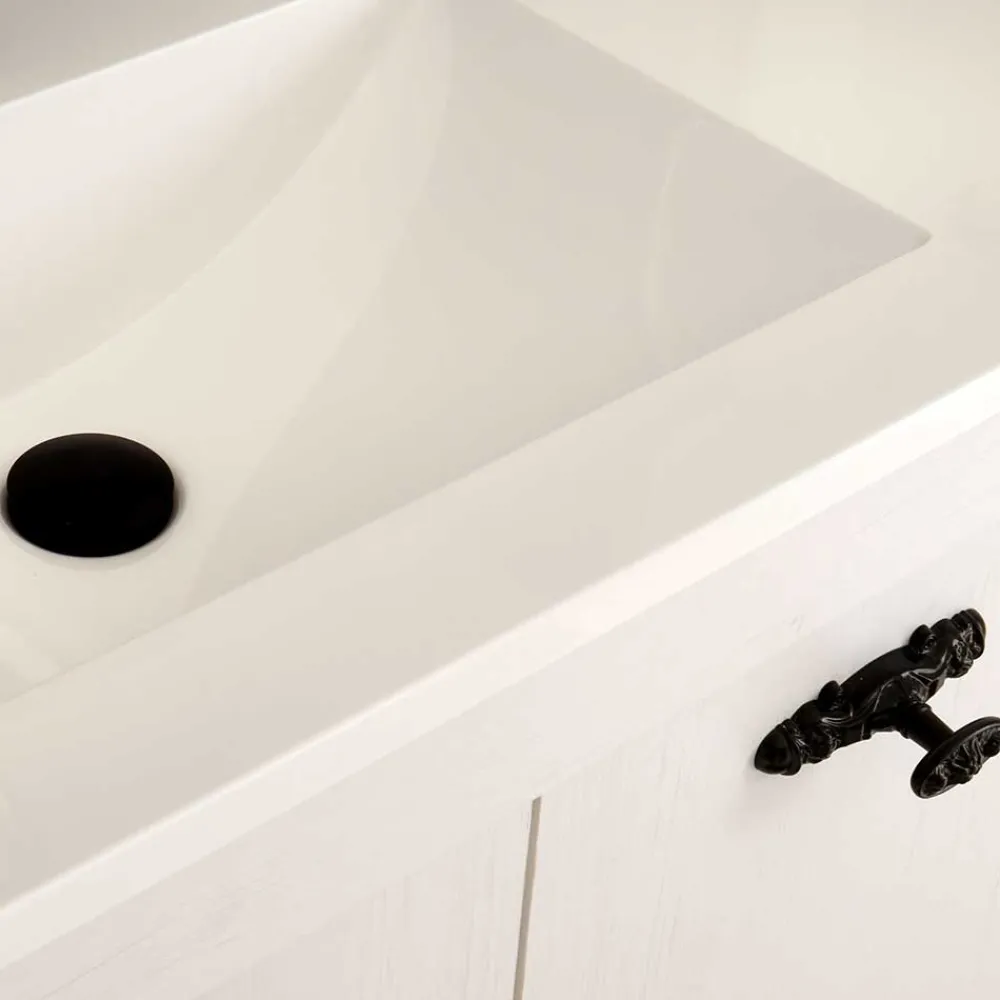 Wohnen Badschränke|Waschtisch*Bad Hänge-Waschtisch im Country Style - Doules