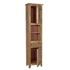 Wohnen Bad Hochschrank Suennas aus Mangobaum Massivholz