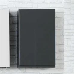 Wohnen Bad Kombination Blaxin in Anthrazit Hochglanz (dreiteilig)